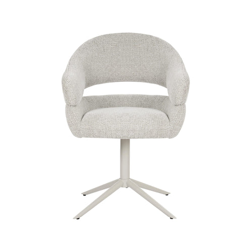 Draaibare eetkamerstoel Lily Beige