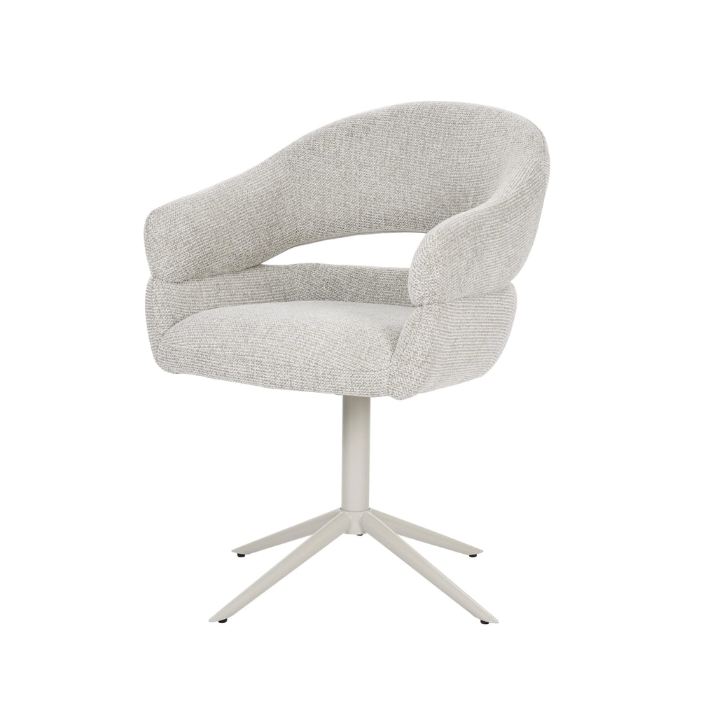 Draaibare eetkamerstoel Lily Beige