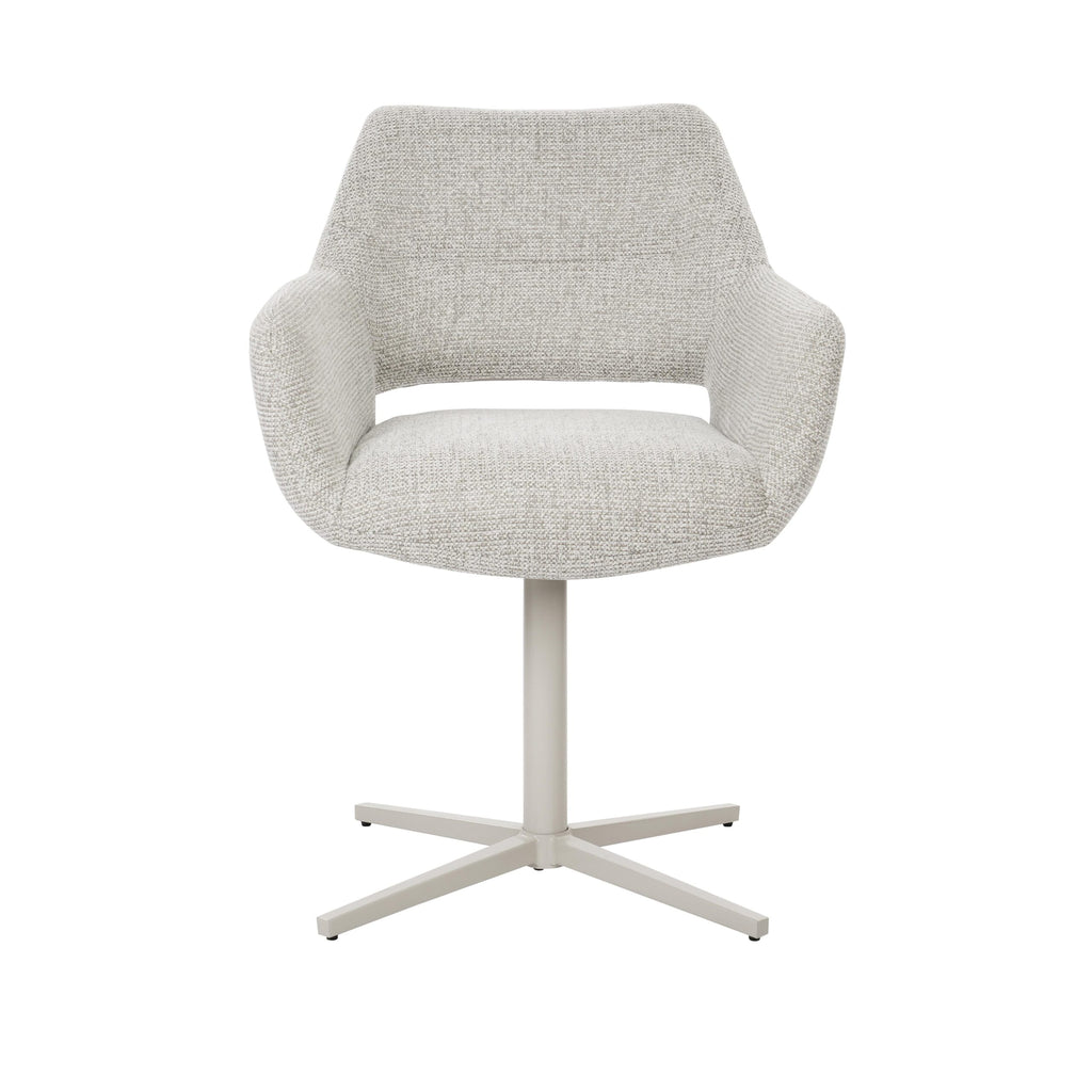 Draaibare eetkamerstoel Lux Beige