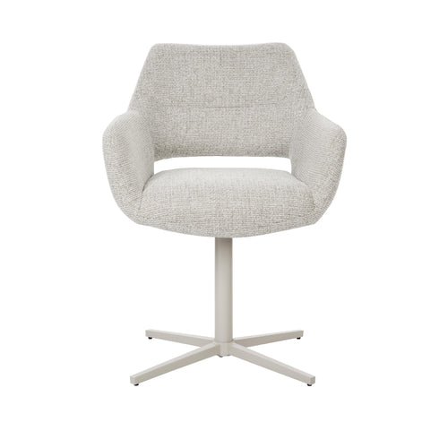 Draaibare eetkamerstoel Lux Beige