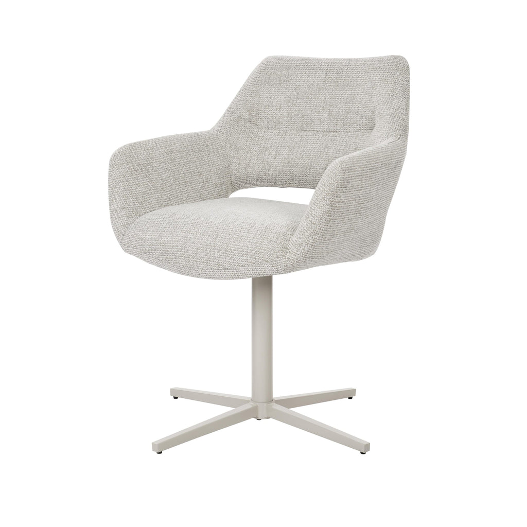 Draaibare eetkamerstoel Lux Beige