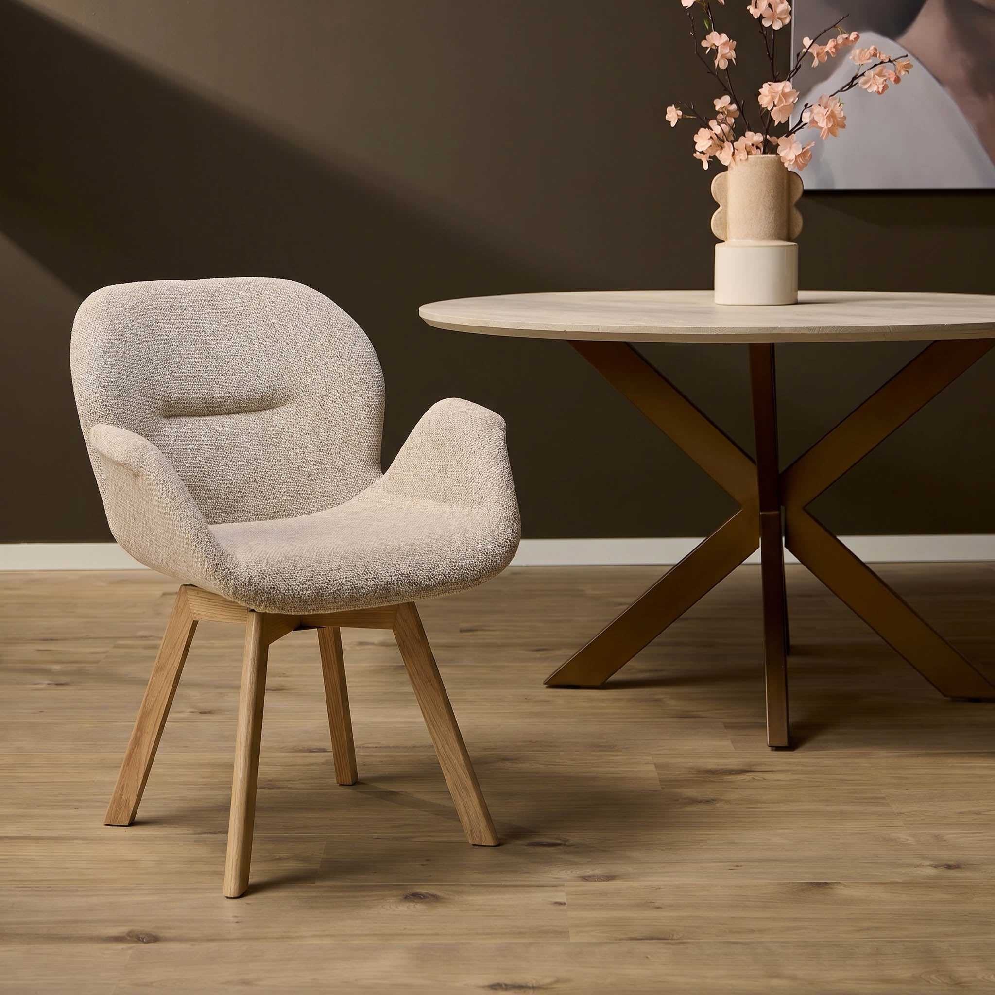 Eetkamerstoel Jesse | Light Brown