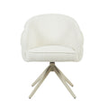 Eetkamerstoel Bella | Off White | Poot Sand | Met armleuning