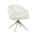 Eetkamerstoel Bella | Off White | Poot Sand | Met armleuning