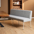 Eetkamerbank Riff, element 200 cm, beige