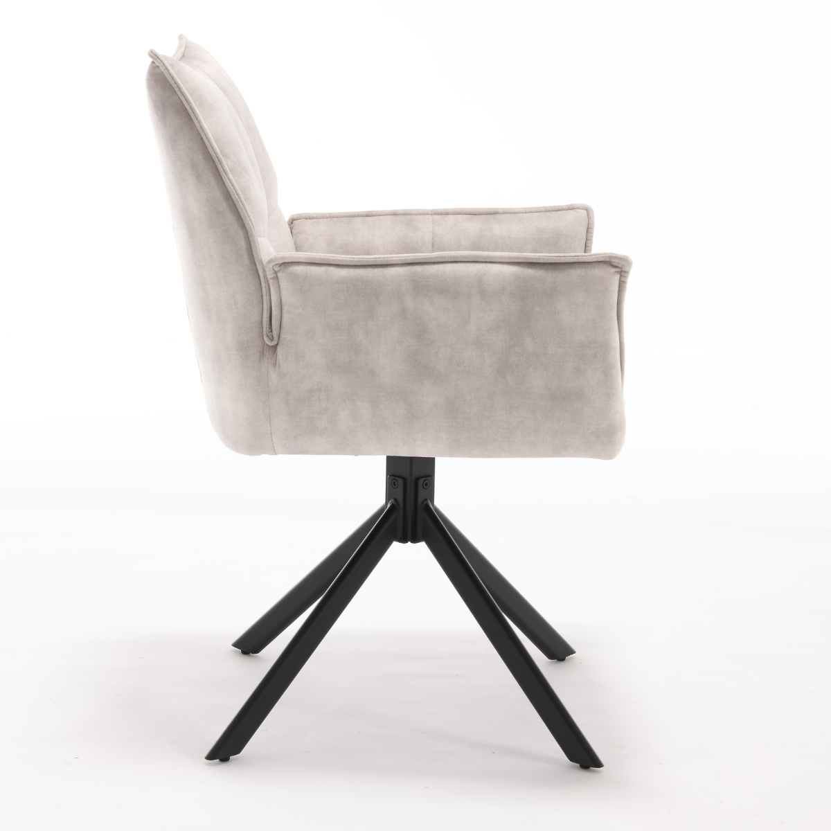 Eetkamerstoel Dani | Velvet Champagne (set of 2)