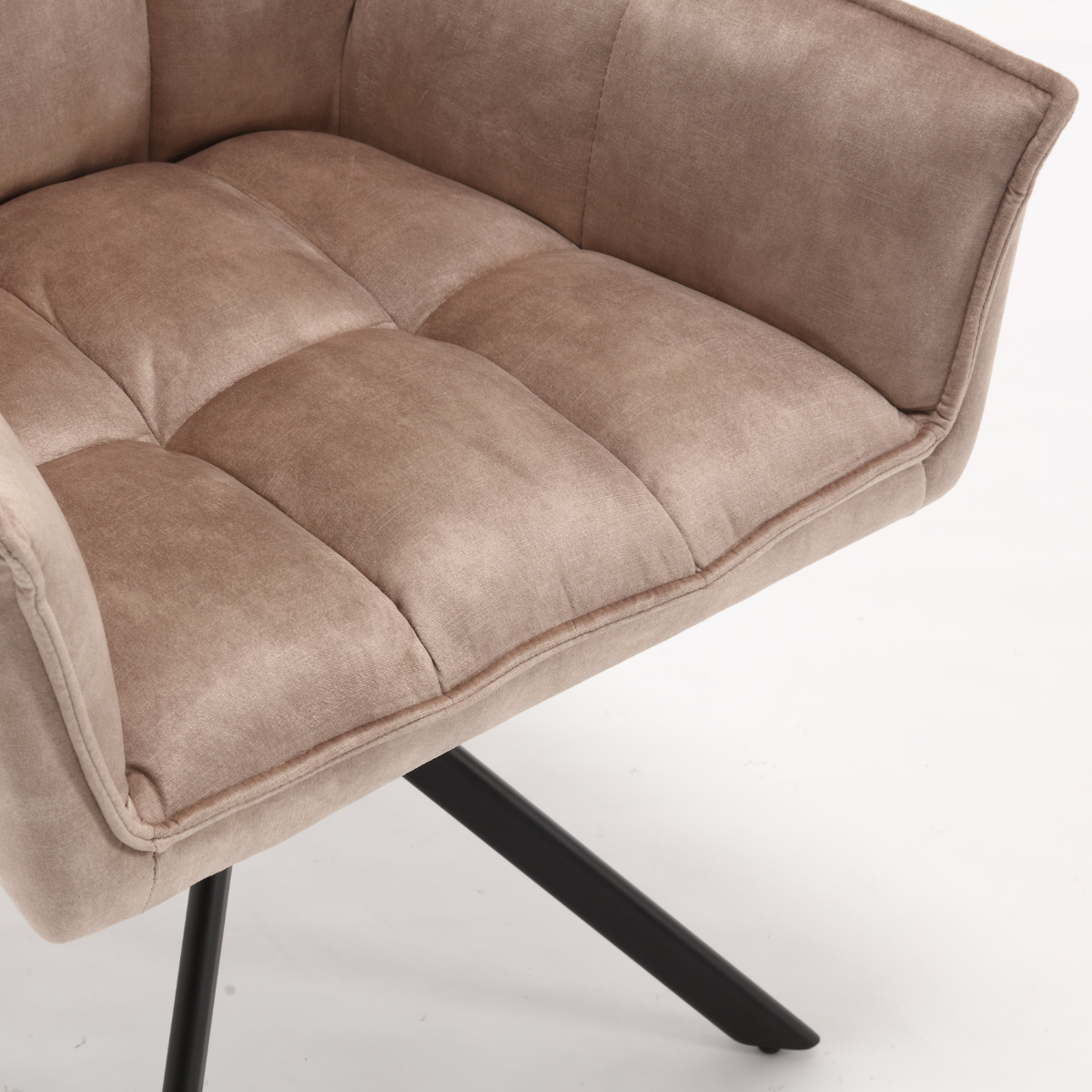 Eetkamerstoel Dani | Velvet Beige (set of 2)