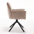 Eetkamerstoel Dani | Velvet Beige (set of 2)