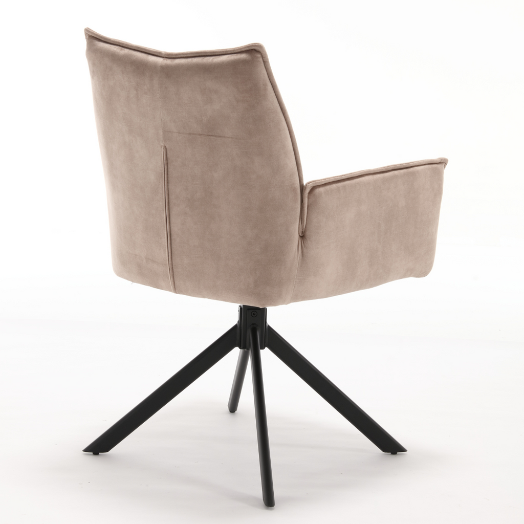 Eetkamerstoel Dani | Velvet Beige (set of 2)