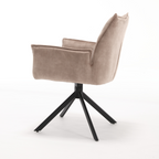 Eetkamerstoel Dani | Velvet Beige (set of 2)