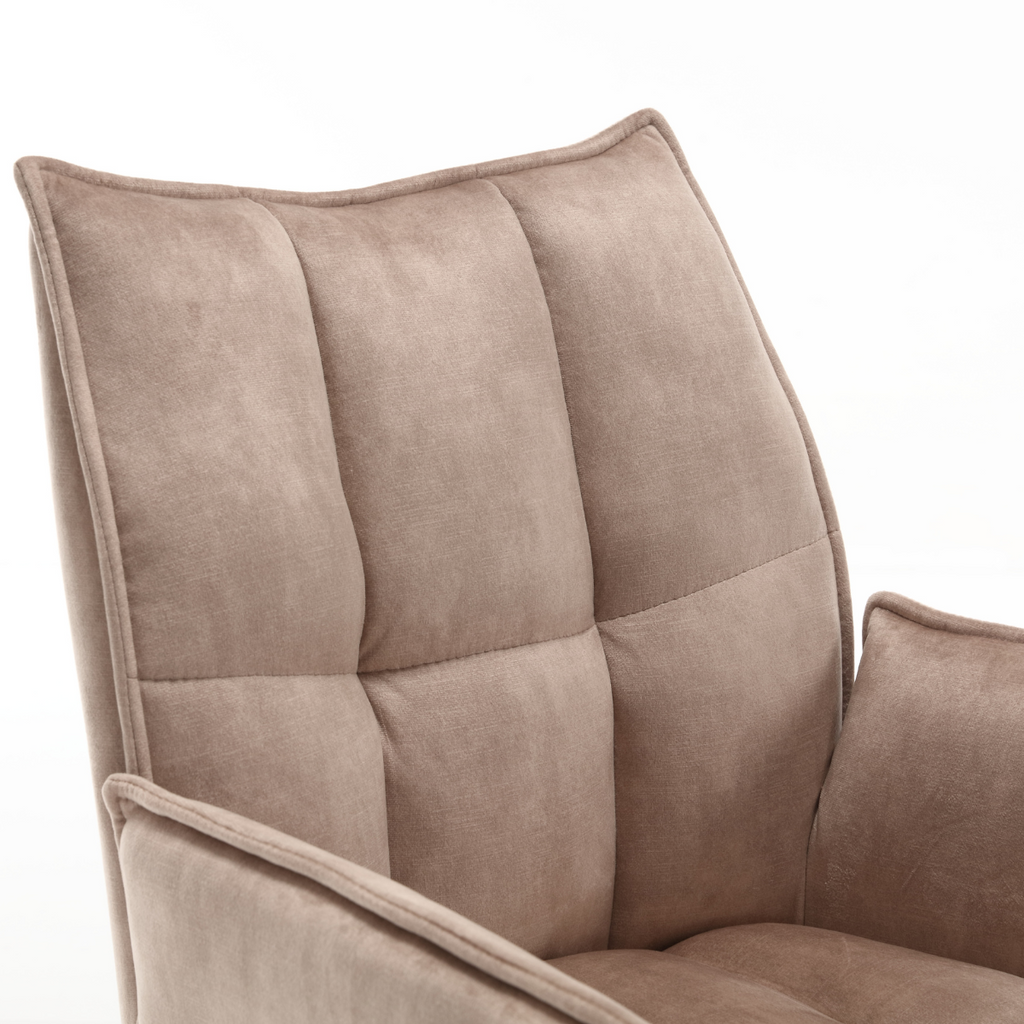 Eetkamerstoel Dani | Velvet Beige (set of 2)