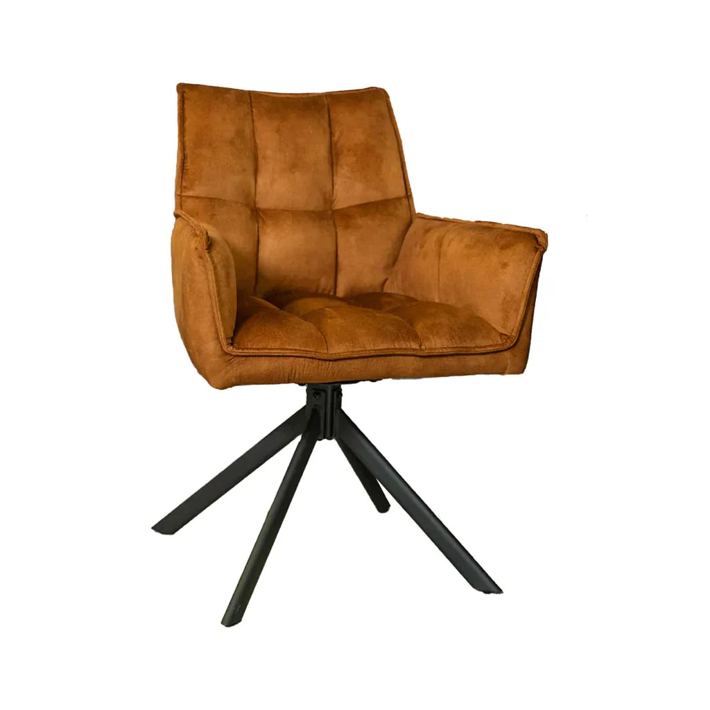 Eetkamerstoel Dani | Velvet Gold (set of 2)