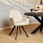 Eetkamerstoel Nova | Champagne (set of 2)
