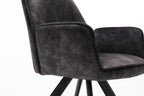 Eetkamerstoel Nova | Antraciet (set of 2)