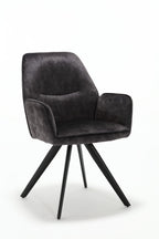 Eetkamerstoel Nova | Antraciet (set of 2)