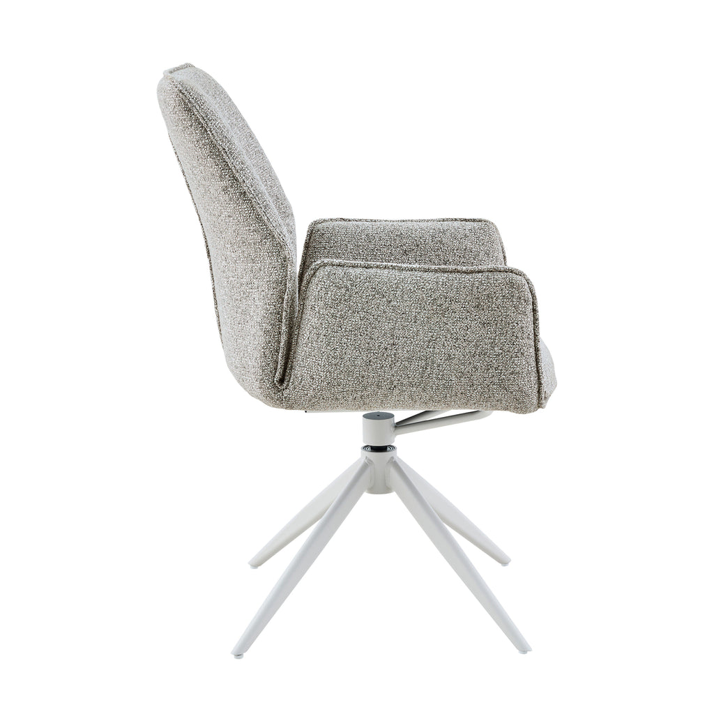 Eetkamerstoel Hera | Beige | Met armleuning