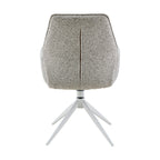 Eetkamerstoel Hera met armleuningen, draaibaar, beige
