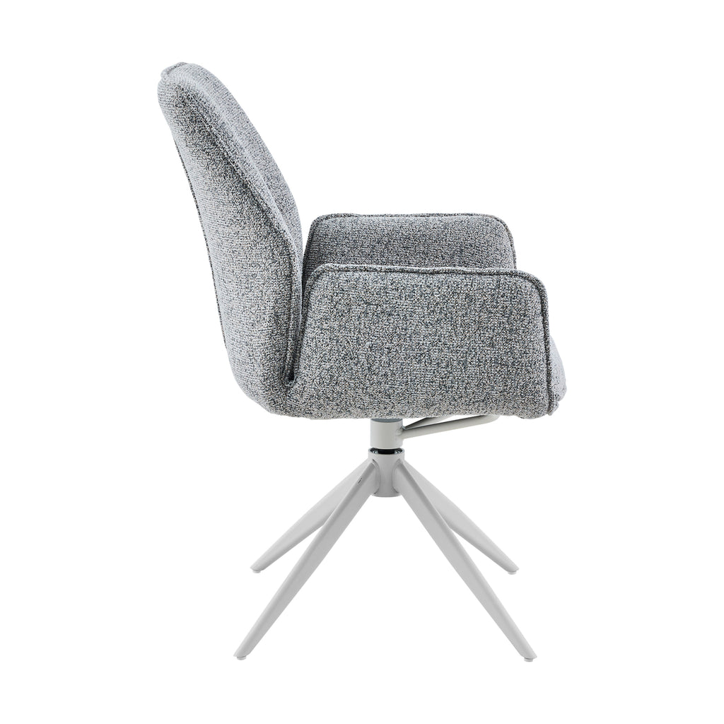 Eetkamerstoel Hera | Grey | Met armleuning