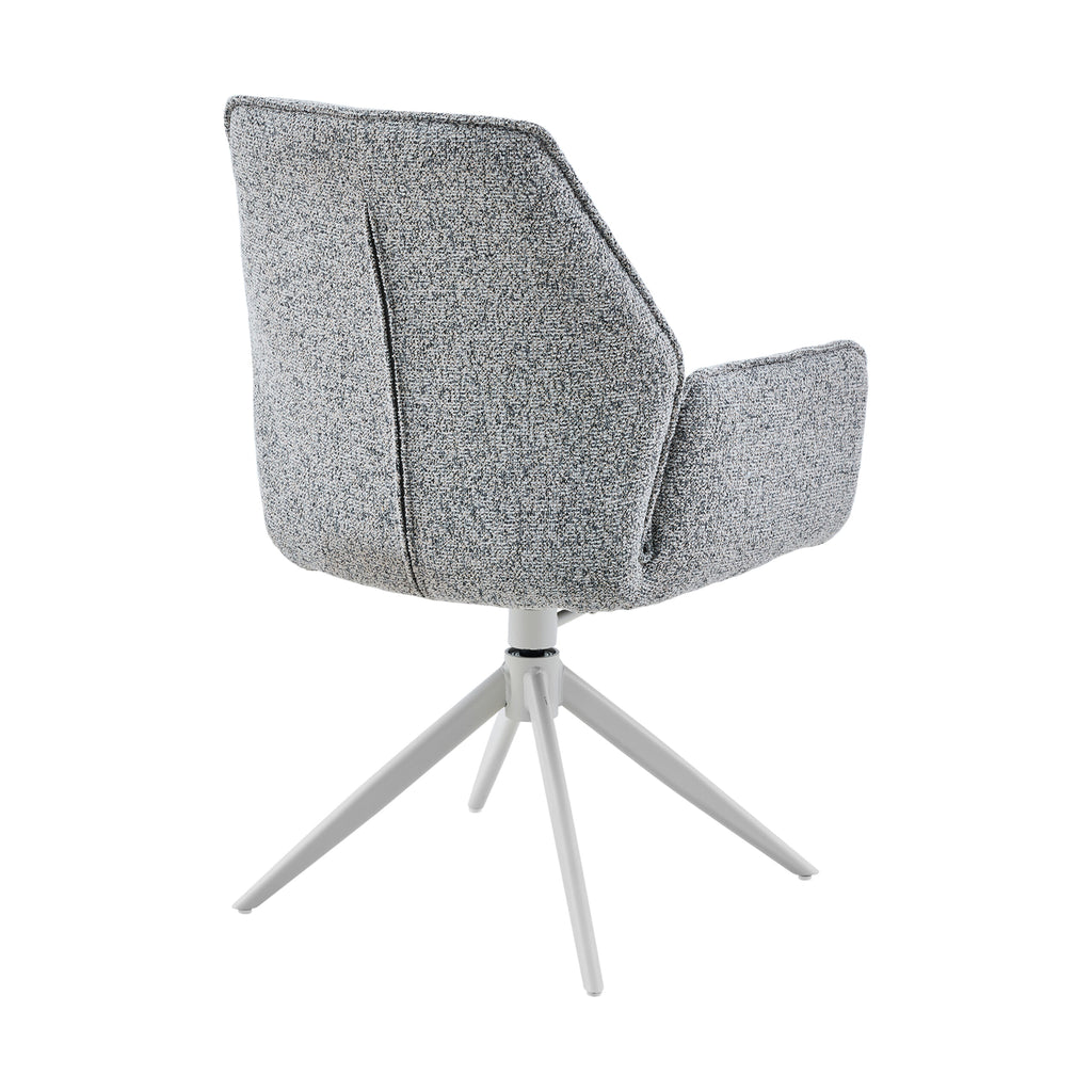 Eetkamerstoel Hera | Grey | Met armleuning