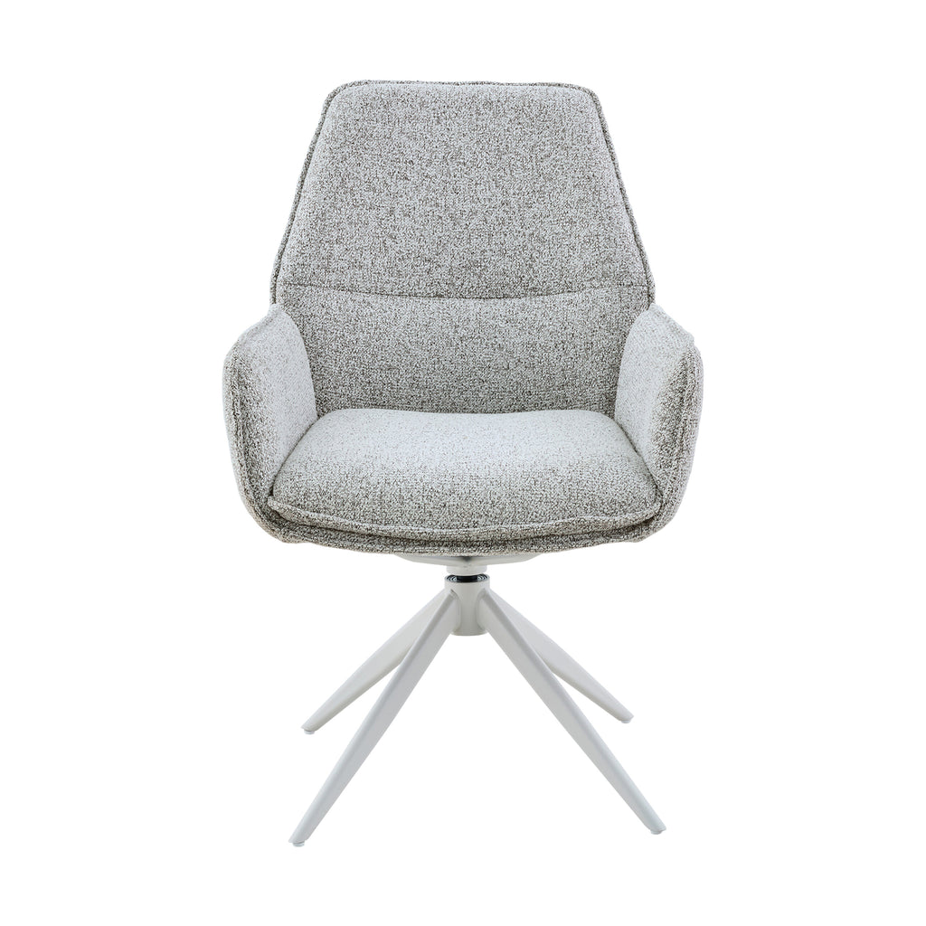 Eetkamerstoel Hera | Light Grey | Met armleuning