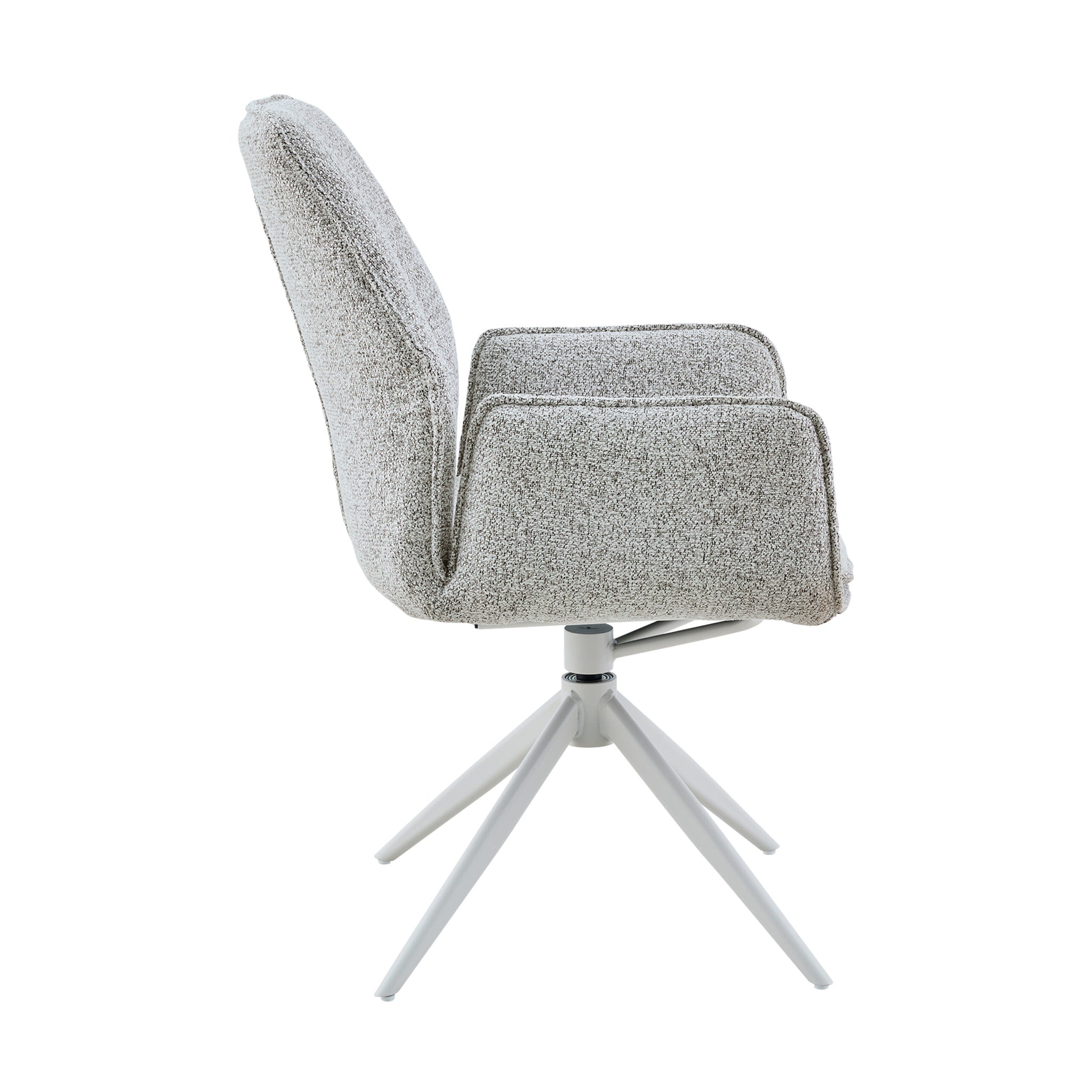 Eetkamerstoel Hera | Light Grey | Met armleuning