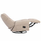 Relaxfauteuil Lazy, draaibaar, taupe