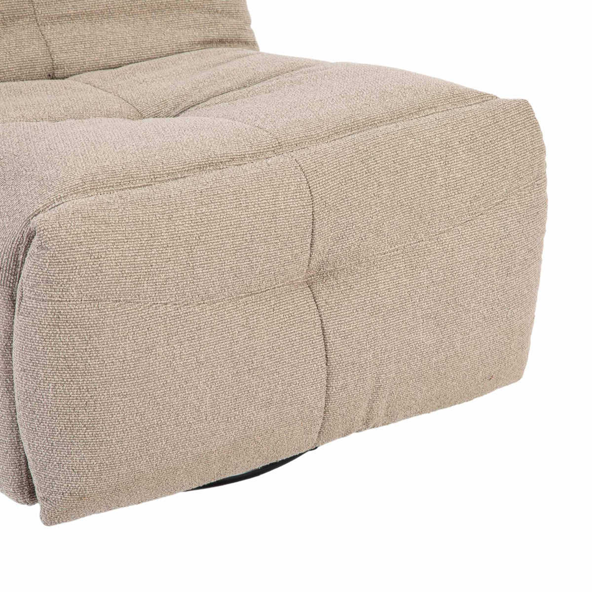Relaxfauteuil Lazy, draaibaar, taupe