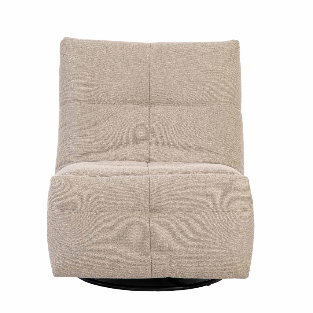 Relaxfauteuil Lazy, draaibaar, taupe