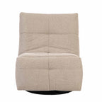 Relaxfauteuil Lazy, draaibaar, taupe