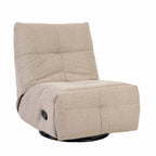 Relaxfauteuil Lazy, draaibaar, taupe