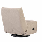 Relaxfauteuil Lazy, draaibaar, taupe