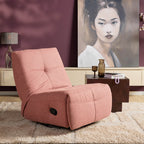 Relaxfauteuil Lazy, draaibaar, roze