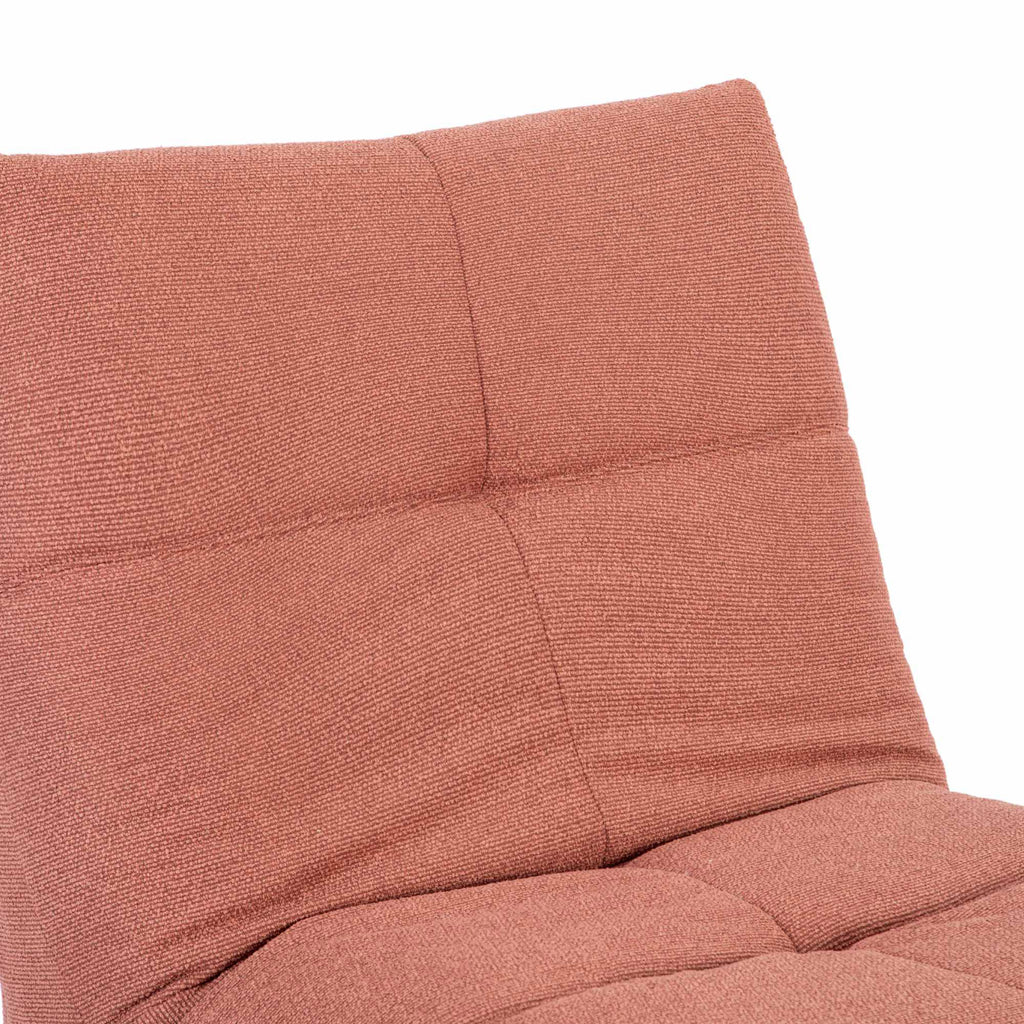 Relaxfauteuil Lazy, draaibaar, roze