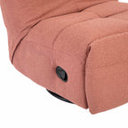 Relaxfauteuil Lazy, draaibaar, roze