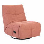 Relaxfauteuil Lazy, draaibaar, roze