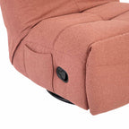Relaxfauteuil Lazy, draaibaar, roze