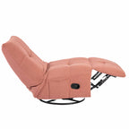 Relaxfauteuil Lazy, draaibaar, roze