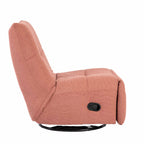Relaxfauteuil Lazy, draaibaar, roze