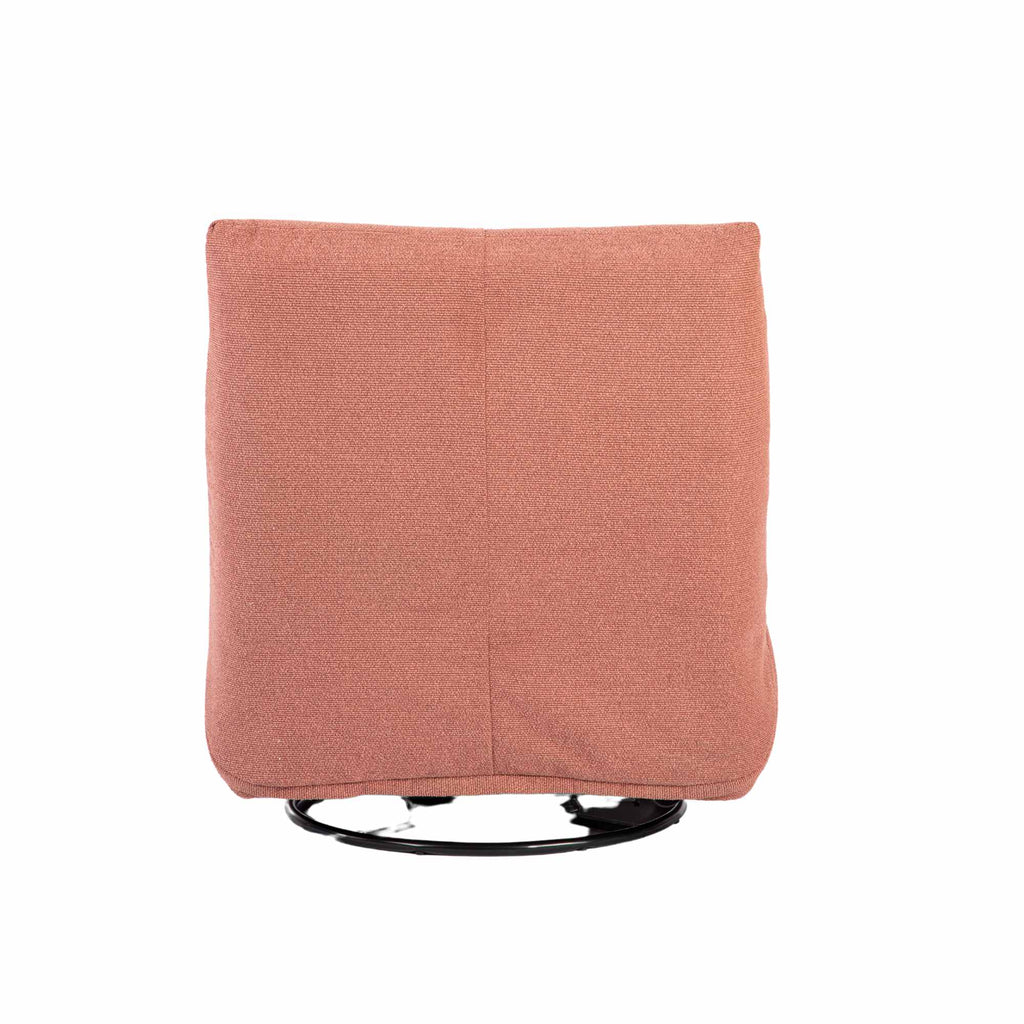 Relaxfauteuil Lazy, draaibaar, roze