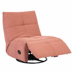 Relaxfauteuil Lazy, draaibaar, roze