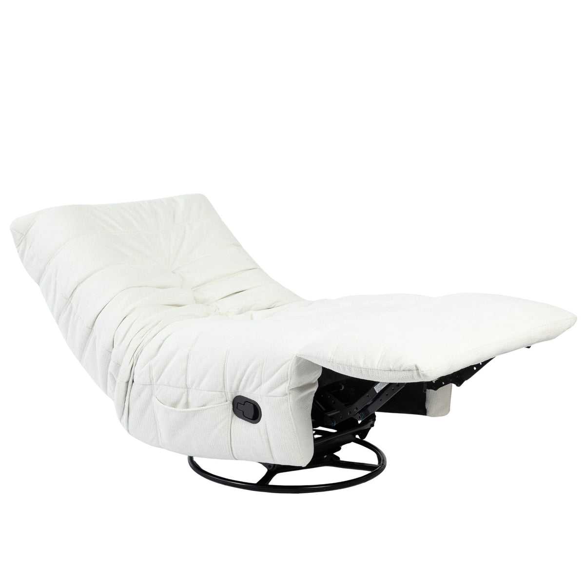 Relaxfauteuil Zen, draaibaar met schommelfunctie, naturel