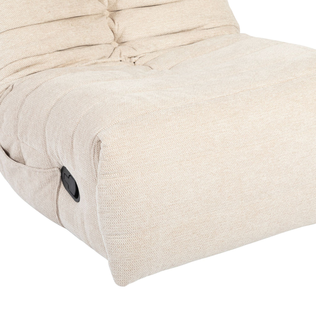 Relaxfauteuil Zen, draaibaar met schommelfunctie, taupe