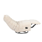 Relaxfauteuil Zen, draaibaar met schommelfunctie, taupe