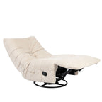 Relaxfauteuil Zen, draaibaar met schommelfunctie, taupe