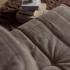Relaxfauteuil Zen, draaibaar met schommelfunctie, taupe