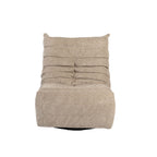 Relaxfauteuil Zen, draaibaar met schommelfunctie, taupe