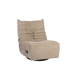 Relaxfauteuil Zen, draaibaar met schommelfunctie, taupe