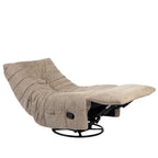 Relaxfauteuil Zen, draaibaar met schommelfunctie, taupe