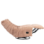 Relaxfauteuil Zen, draaibaar met schommelfunctie, roze