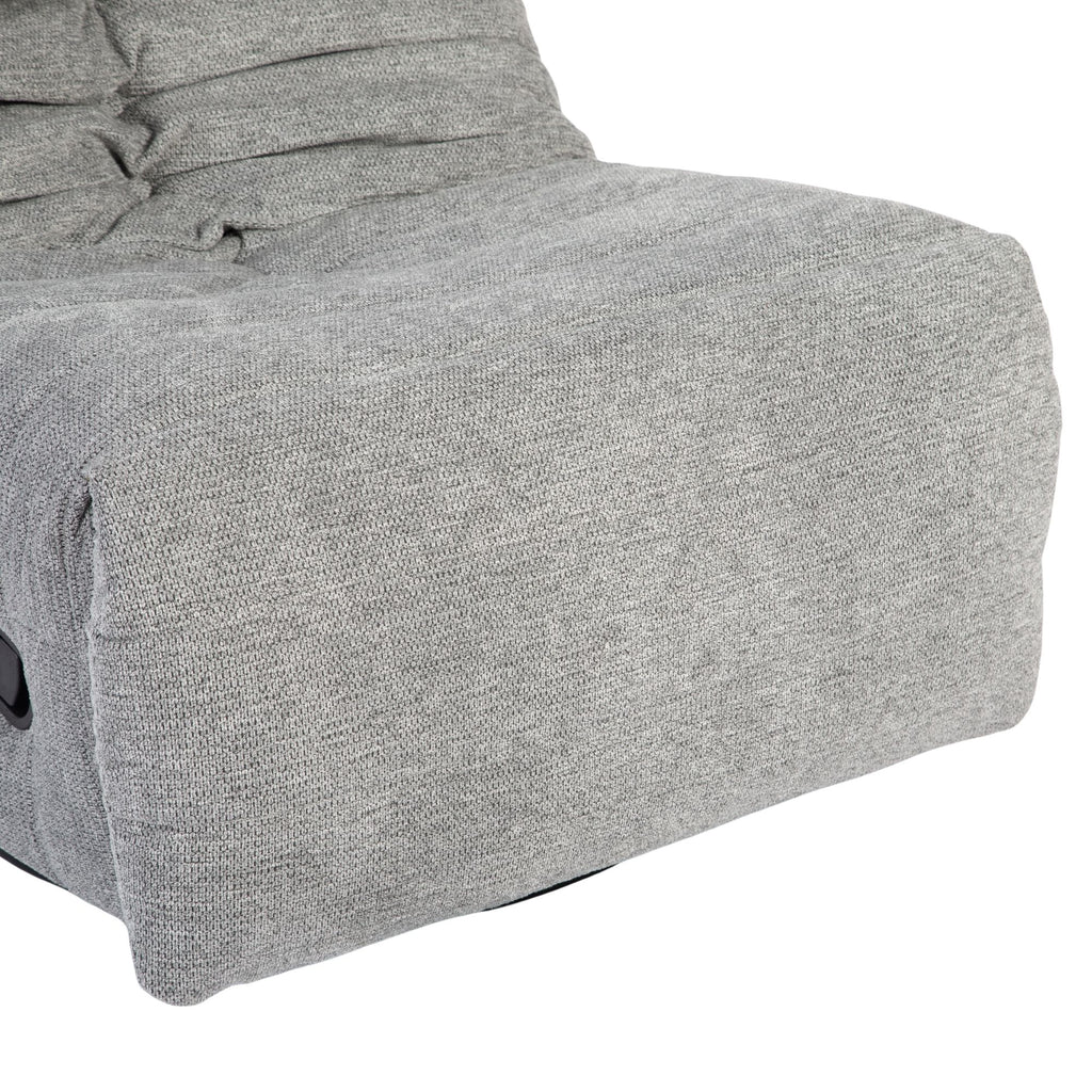Relaxfauteuil Zen, draaibaar met schommelfunctie, grijs